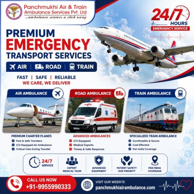 Use Panchmukhi Air and Train Ambulance in Mumbai to Shift Your Sick Patients Safely