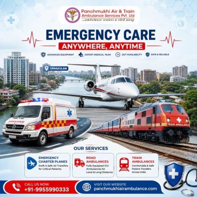Travel with Better State of Being at ICU Panchmukhi Air Ambulance in Ernakulam