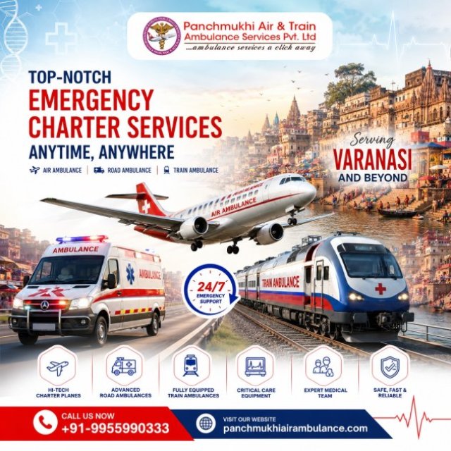 Panchmukhi Low Cost Air Ambulance in Varanasi- Saving Lives, Every Mile