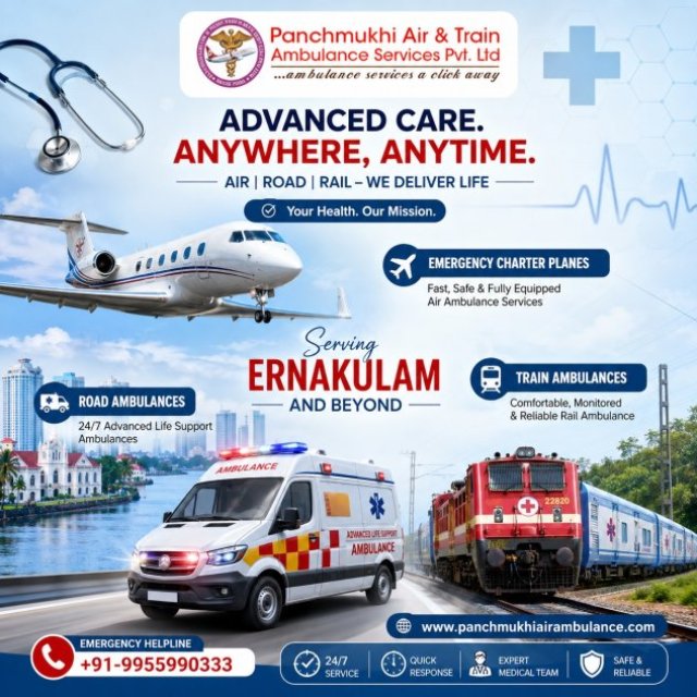 Panchmukhi Emergency Air Ambulance in Ernakulam- where Compassion Meets Care