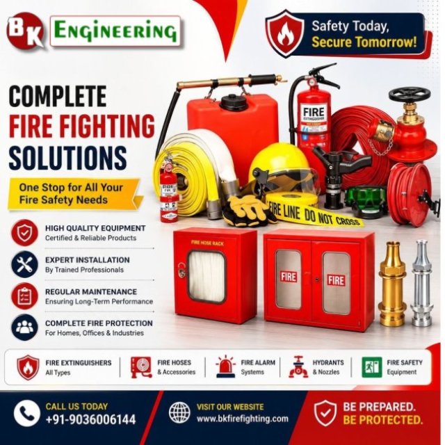 By BK Engineering Reliable Fire Safety Support in Delhi for Every Industry